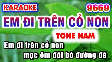 Karaoke Em I Tr N C Non Tone Nam Nh C S Ng Kla Karaoke Organ