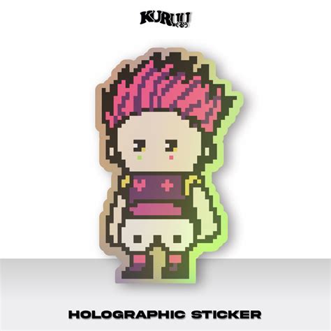 Kuruu Sticker Pixel Hologram Hunter X Hunter HxH Hisoka Kuruu