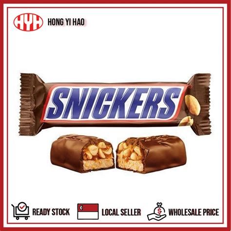 Snickers Peanut Chocolate Bar (24x50g) | Shopee Singapore