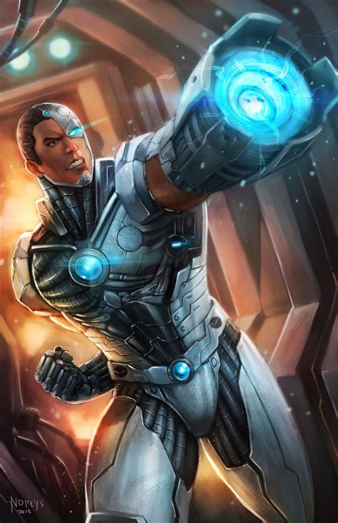 Cyborg By Nopeys On Deviantart Cyborg Dc Comics Dc Comics Artwork