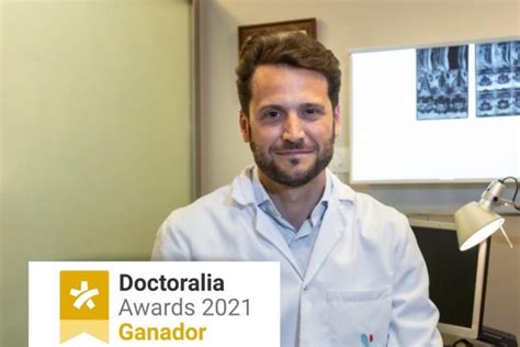 Dr Rubén Álvarez Ganador Doctoralia Awards 2021 Edolor