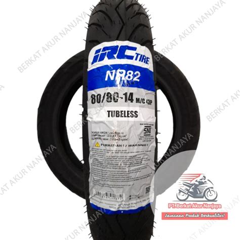 Ban Motor Irc Nr Nr Tubeless