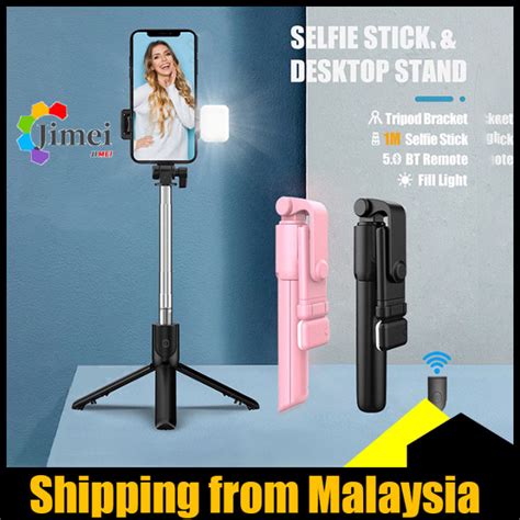 Rotate In Bluetooth Selfie Stick Monopod Tripod Remote Control