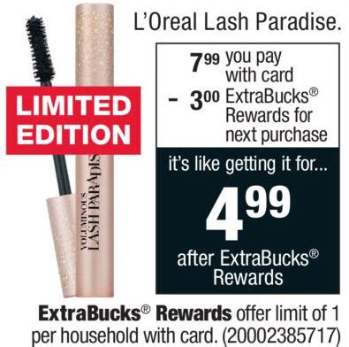 L’Oréal Lash Paradise Just $1.99