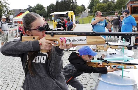 Biathlon für jedermann Mit Stadtmeisterschaft ins Schwarze getroffen