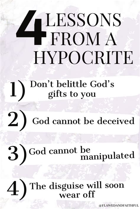 Lessons From A Hypocrite An Example Flawed And Faithful