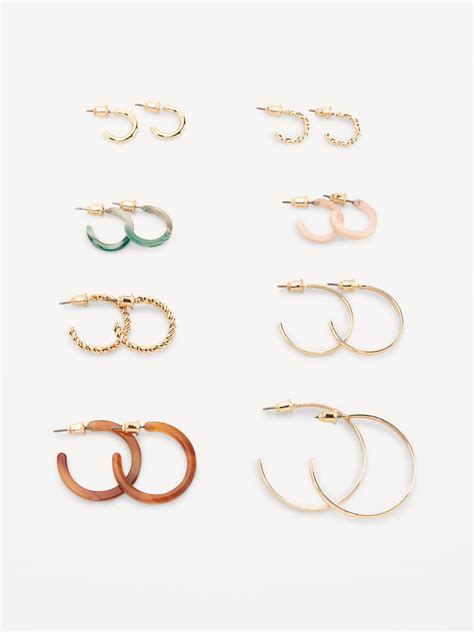 Open Hoop Earrings Variety Pack For Women Old Navy