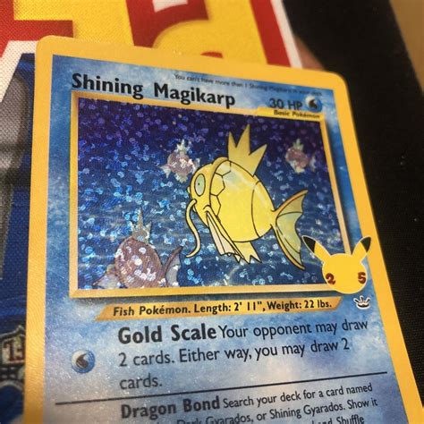 Pokemon Shining Magikarp Ultra Rare Holo Celebrations Pack Fresh