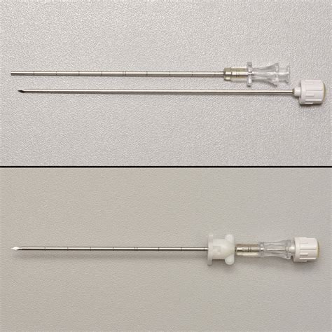 Close Up Of Coaxial Needle Which Allows Repeated Biopsies Via A Single