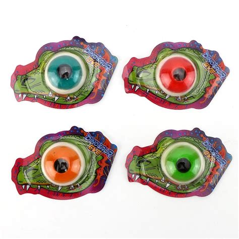 Supply Halloween Halal Candy 3d Crocodile Eye Ball Gummy Jelly Candy Ch