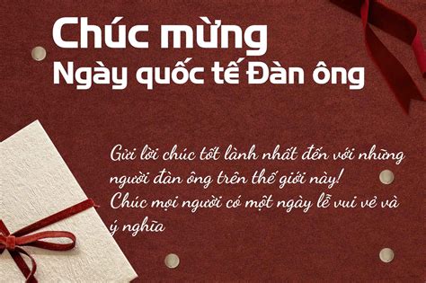 Những lời chúc ngày Quốc tế Đàn ông 19 11 hay và ý nghĩa nhất