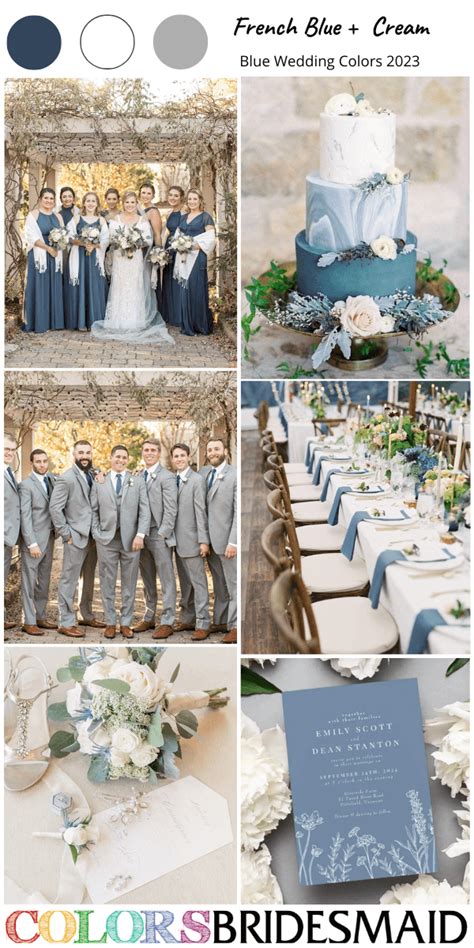 Blue Color Palette Wedding