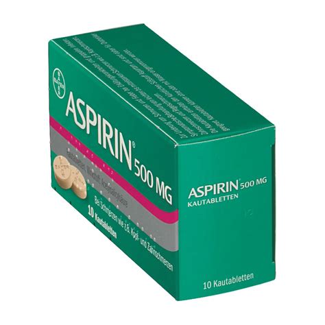 Aspirin 500 Mg Kautabletten Shop Apotheke At