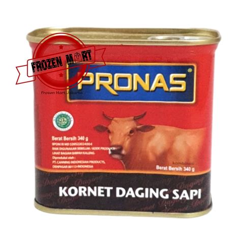 Jual PRONAS Kornet Daging Sapi Kaleng Corned Beef HALAL 340Gr