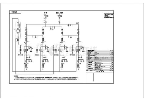 电气主接线图cad土木在线