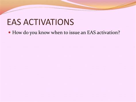 PPT - EAS PowerPoint Presentation, free download - ID:1888376