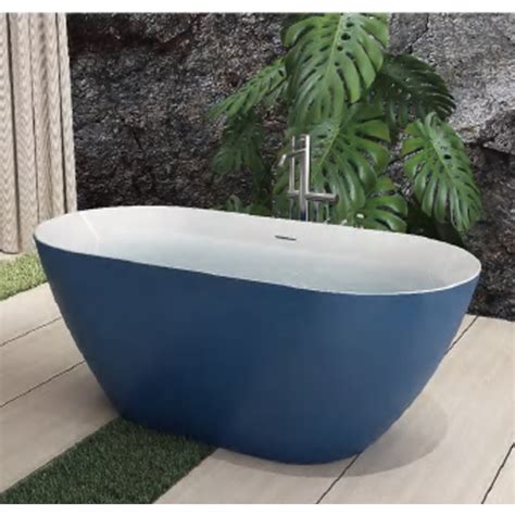 Vasca Da Bagno Ovale Moderna Design Centro Stanza 170x80 BT 01