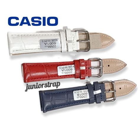 Jual CASIO MTP V LTP Tali Jam Tangan Kulit Premium Corak Dan Polos