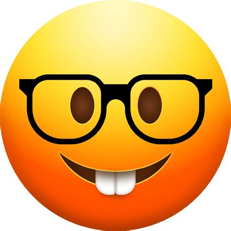 Nerd Face Emoji Png Images Transparent Hd Photo Clipart Photo