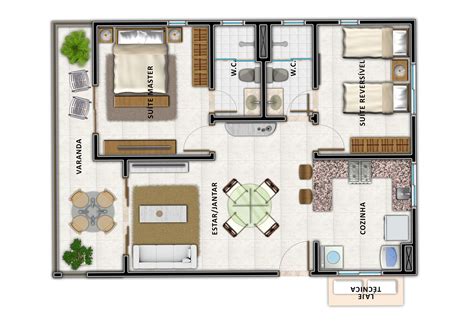 Planta Baixa → O Que é Para Que Serve Casas Humanizada E