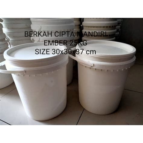 Jual Ember 25kg Ember Polos Ember Latek 25 Liter Ember Bekas 25kg