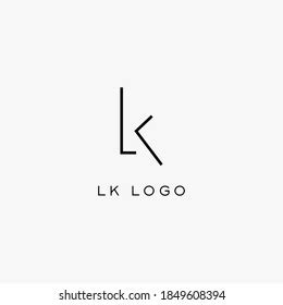 Lk Logo Design Vector Illustration Stock Vector (Royalty Free) 1849608394 | Shutterstock