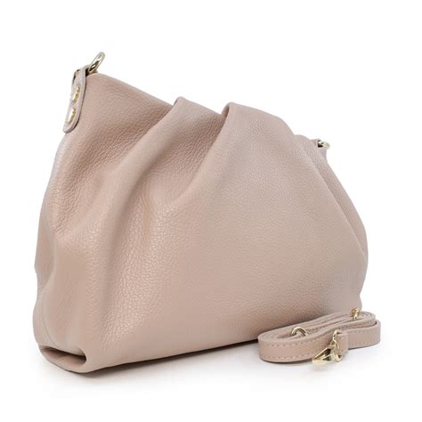 Luca di Gioia Poșetă tip satchel Luca di Gioia nude din piele 245posp23017nu poseta nude femei