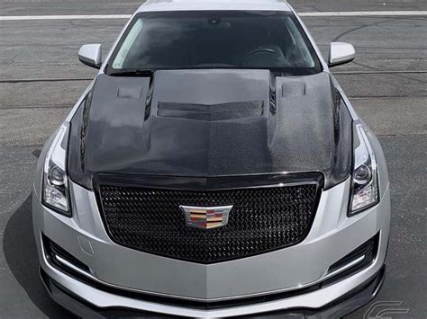 2013 2018 Cadillac ATS Carbon Creations DriTech AC 1 Hood 1 Piece