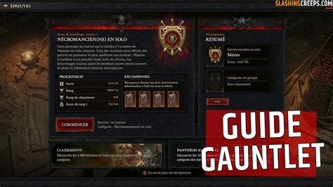 Guide Gauntlet Tournoi Diablo 4 SlashingCreeps