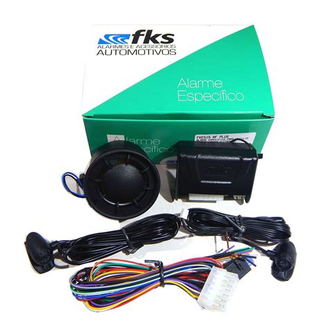 Alarme Automotivo FKS FKE515 P Carros C Chaveador Original SHOP MARINE