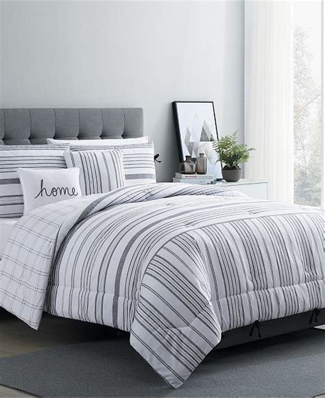 Vcny Home Farmhouse 4 Piece Twin Xl Comforter Set And Reviews Bed In A Bag Bed And Bath Macys