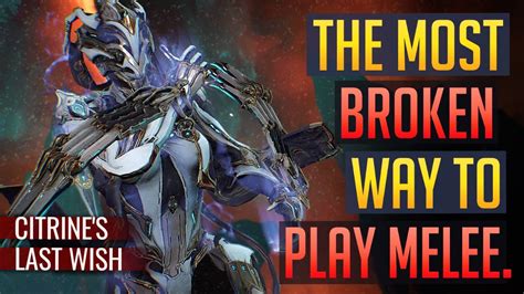 Warframe Read Pinned The Broken New Way To Melee Youtube