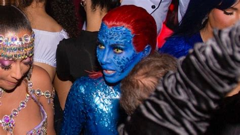 Kim Kardashian’s Mystique From X Men Halloween Costume 2022 Photos Hollywood Life