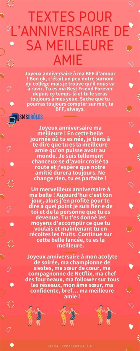 Joyeux Anniversaire Ma Meilleure Amie Texte Long Comment Souhaiter Un