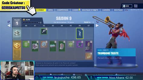 Pass De Combat Saison Fortnite Entier Youtube