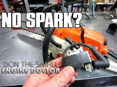 How To Fix A Chainsaw With No Spark Ignition Module Replacement Youtube