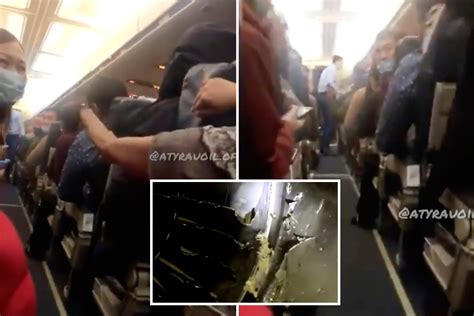 Terrified Plane Passengers Sob And Pray As Jet Shakes And Smoke Pours