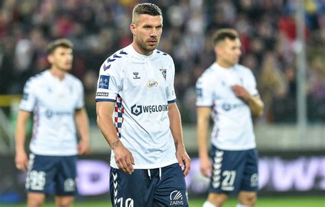 Lukas Podolski z pierwszym golem w ekstraklasie Górnik Zabrze Legia