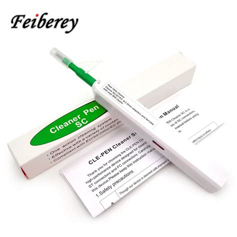 Sc One Click Cleaner Tool Fiber Optic Cleaning Pen For Scfcst Connector 25mm Sc Fc St Fiber