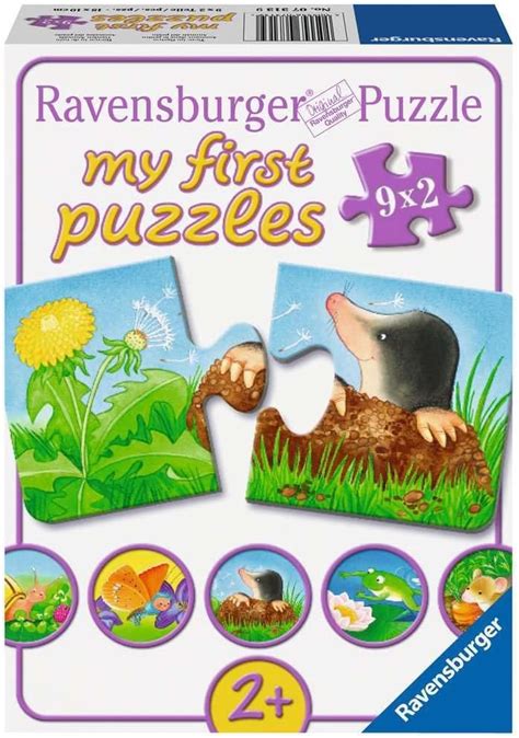 Ravensburger Kinderpuzzle Tiere Im Garten My First Puzzle Mit