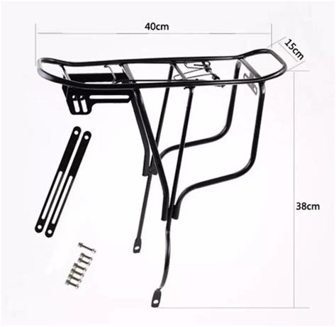 Parrilla Bicicleta Con O Sin Freno De Disco Porta Alforjas