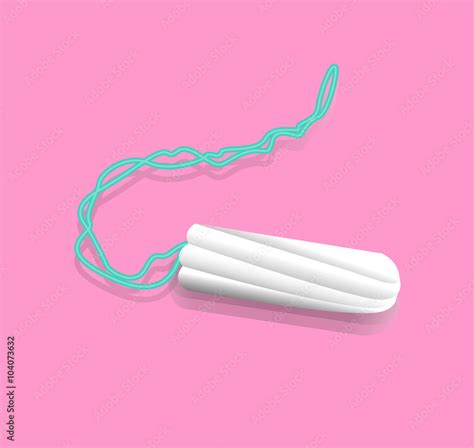 Gynecologic Tampon Swab Vector Stock Vektorgrafik Adobe Stock