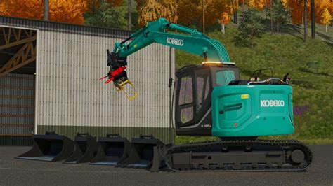 Kobelco SK 140SR Edit V1 0 FS22 Mod Farming Simulator 22 Mod