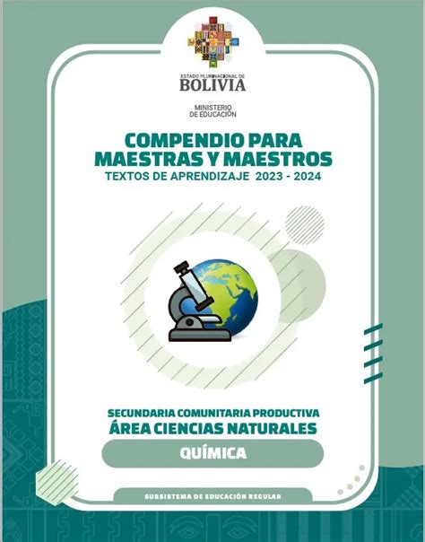 LIBRO DE QUÍMICA SECUNDARIA EN PDF 2025 Minedu