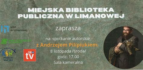 Uwaga Coś dla miłośników fantastyki Spotkanie z Andrzejem Pilipiukiem