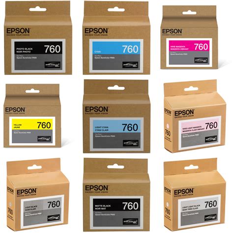 Epson T760 Ultrachrome HD Ink Cartridge Kit B H Photo Video