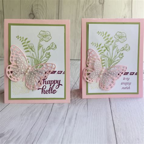 Stamped Sophisticates Stampin Up Butterfly Basics Makes A Perfect