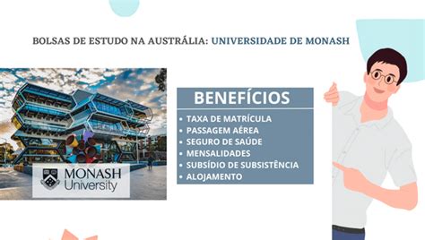 Bolsas de estudo para estudar na Austrália na Universidade de Monash