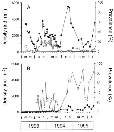 Temporal Variation In Density Of Cyathura Ind M 7 2 And