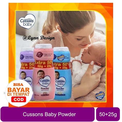 50 25GR Cussons Baby Powder 50 Gram Bedak Bayi Lynn Design Lazada